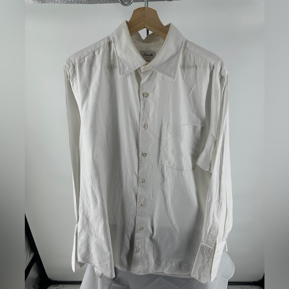 HAMILTON White Long Sleeve Shirt